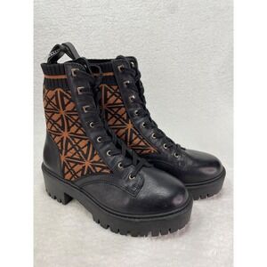 Antonio Melani size 6 Dempsayy Lace - Up Lug Sole Combat Boot  20th Anniversary